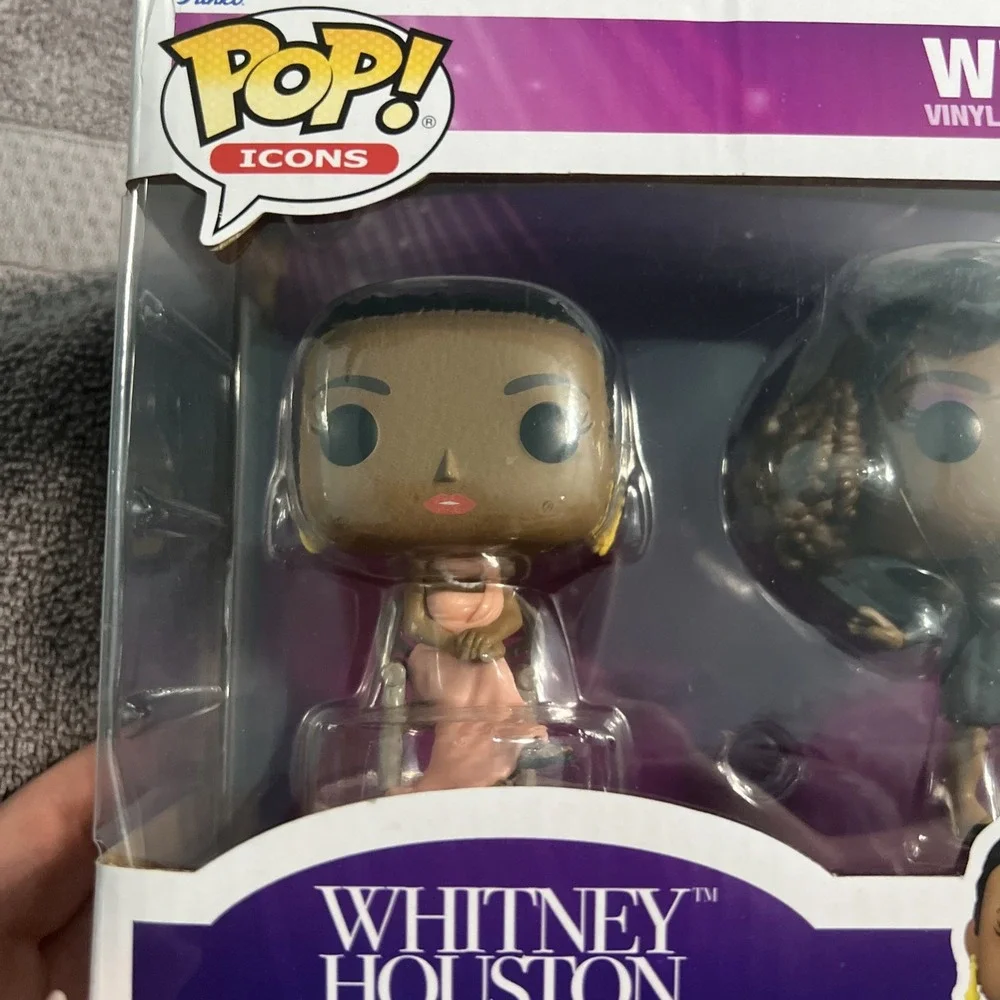 FUNKO POP ICONS Collector Whitney Houston Diamond Exclusive‎ Pop! Figures 3Pk
